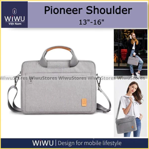 Túi xách Laptop Wiwu Pioneer Shoulder kèm dây đeo 13 - 14 inch , 15.6 - 16 inch