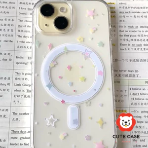 Vỏ hút từ trong suốt dành cho điện thoại, phù hợp với các mẫu như 17/16 Pro Max/15 Pro/14 Pro/13 Advanced