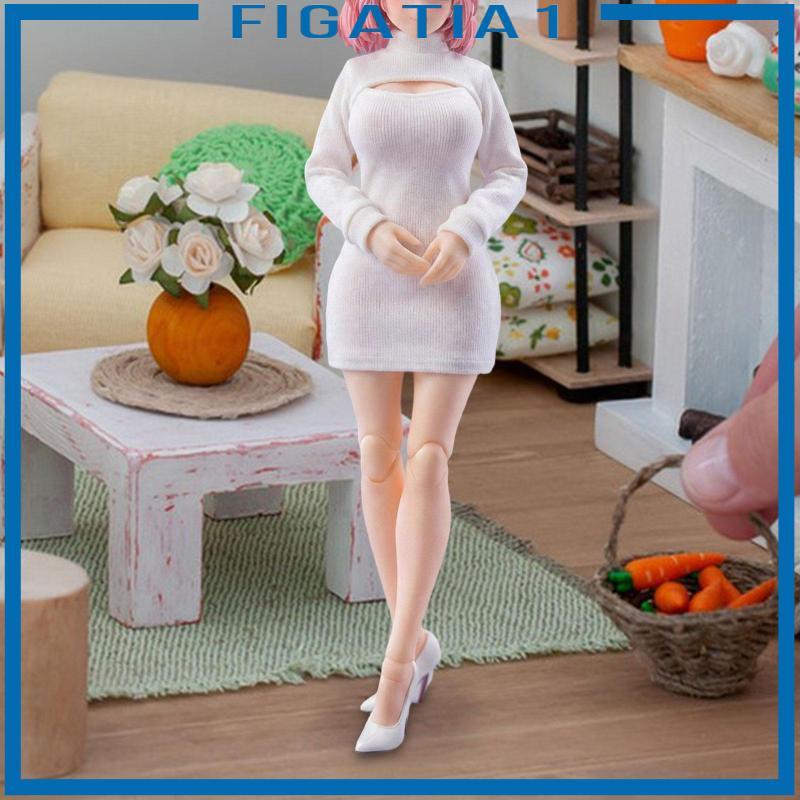 Thu Nhỏ Hình Đầm Vải Mở Ngực Chặt Phù Hợp Với Nhân Vật Hành Động Quần Áo Trang Phục Thời Trang Cho 1 / 12 Nữ Nhân Vật Hành Động