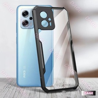 Ốp Trong Suốt Chống Sốc Cho Xiaomi POCO X4 GT 5G F7 F6 F5 F4 X7 X6 X5 M7 M6 M5 M4 Pro F3 X3 NFC C40 4G Dành Cho Vỏ Acrylic Trong Suốt