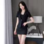 Hộp đêm Đồ công sở hộp đêm cho nữ Bộ đồ chuyên nghiệp Làm móng chân Tắm chân Kỹ thuật viên Quần áo spa Xông hơi Massage Quần yếm gợi cảm Mùa hè