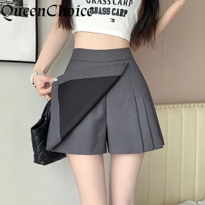 Nữ Skorts Chữ A Cao Cấp, Chắc Chắn Màu Đen