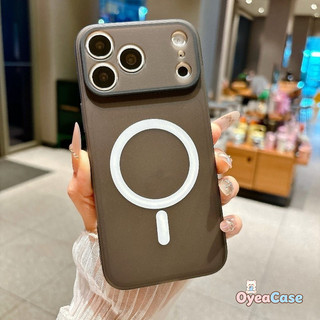 Ốp điện thoại từ tính Ice Mist TPU cho Redmi Note 15 14 13 Pro Plus SE Pro + 5G 4G Vỏ màu cam sống động Đơn giản dễ thương Vỏ siêu mỏng dành cho doanh nhân sang trọng