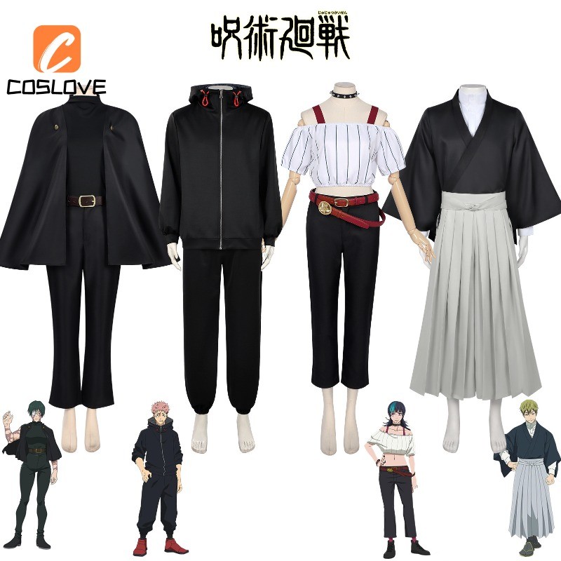 Anime Jujutsu Kaisen Mùa 3 Yuji Naoya Maki Cosplay - Quần Áo Trọn Bộ Battlesuit Đồng Phục Cho Người Lớn