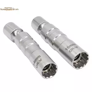 TRTR Spark Plug Soet Cờ Lê Adapter 14mm16mm Bộ Khớp Đa Năng Với Từ Tính Linh Hoạt Soet Tường Mỏng 3 / 8 "Drive Car Repair Tool VN