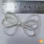 Vintage Pha Lê Ngọc Trai Hai Lớp Nơ - Phụ Kiện DIY Thời Trang Mới
