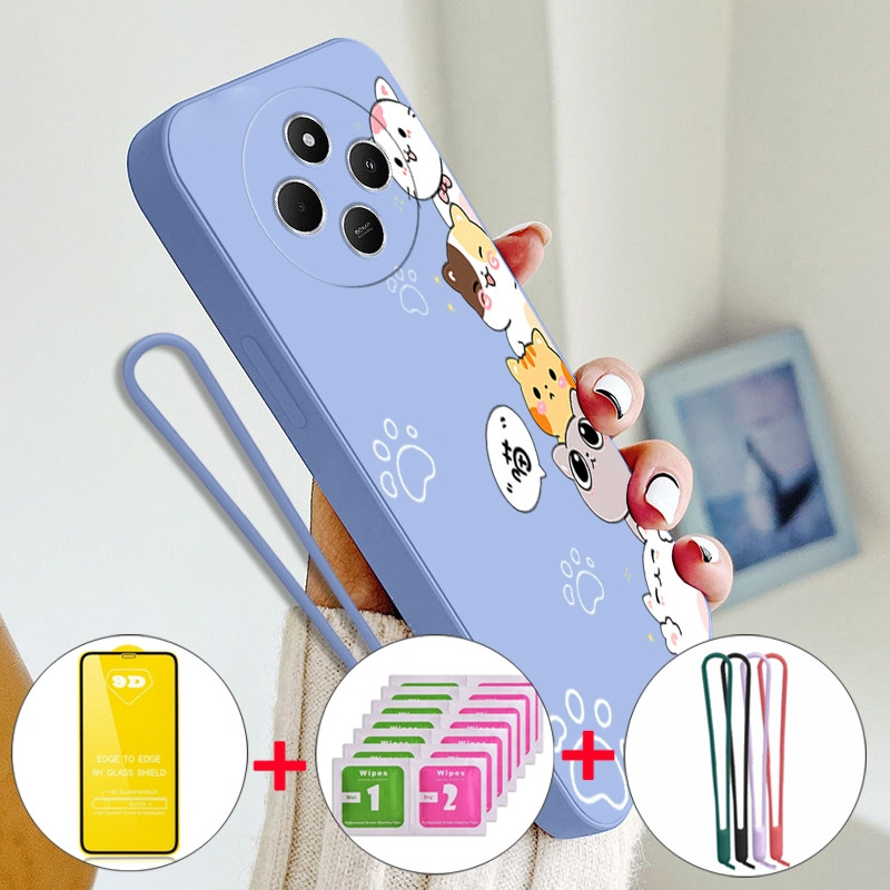 Ốp Lưng Cho redmi note 15 Pro 15C 15a A5 a7 Pro POCO C85X M8 PRO c71 5G Vỏ Điện Thoại Vỏ Mềm Silicon Lỏng Chống Sốc Thiết Kế Mới Thẩm Mỹ Hoạt Hình Mèo Dễ Thương YTMDZMM01