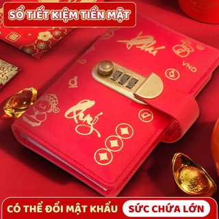 Sổ Quản Lý Chi Tiêu Bìa Da Có Khóa – Budget Binder Ví Ngân Sách Nhiều Ngăn Túi Zip, Sổ Ghi Chép Thu Chi Cá Nhân Tiện Lợi