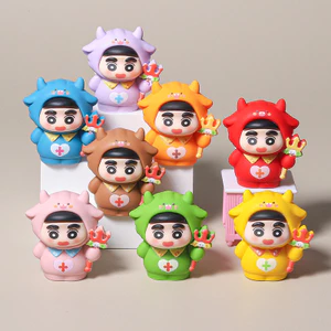 Devil Crayon Shin-chan Mini Nhựa Hình - 4cm Anime Dễ Thương Linh Vật DIY Thủ Công Phụ Kiện Bàn Xe Trang Trí Móc Khóa Mặt Dây Chuyền Quà Tặng