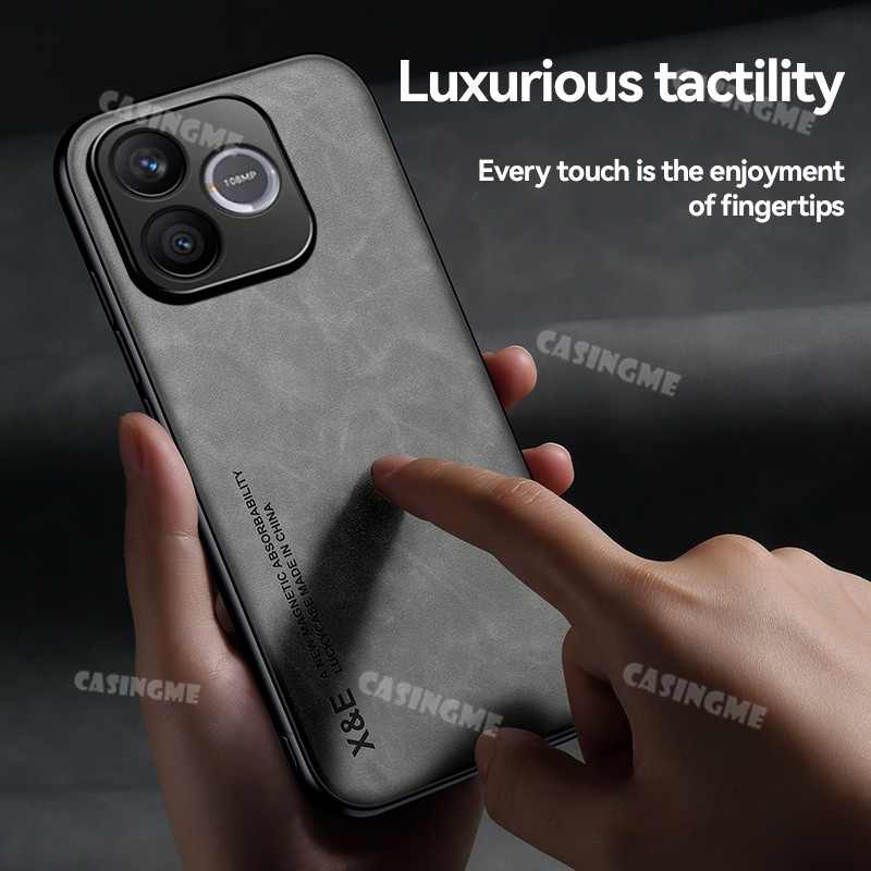 Vỏ chống sốc từ tính ô tô HONOR 600 Lite 5G 2026 cho HONOR 600Lite Honor600 600 Lite Pro 4G 5G Honor600Lite 2026 Vỏ chống sốc PC cứng mờ sang trọng
