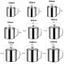 Cốc Inox MONOSTYLE, Thiết Kế Tay Cầm Có Nắp Cốc Cà Phê, Cốc Nước Inox 304 200-1600ML Sử Dụng Di Động