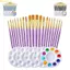 Fol 1 Bộ Bàn Chải Sơn Bộ Nylon Màu Nước Acrylic Bộ Bàn Chải Sơn Vẽ Và Nghệ Thuật Tiếp Liệu Cho Tác Phẩm Nghệ Thuật Chi Tiết