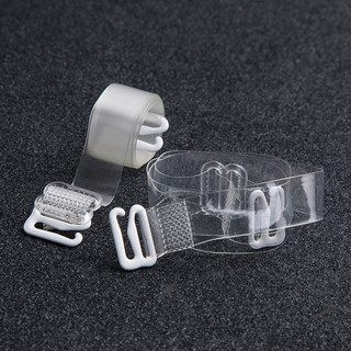 Áo ngực có dây đeo trong suốt, mờ, điều chỉnh được, làm từ chất liệu TPU, độ đàn hồi cao.