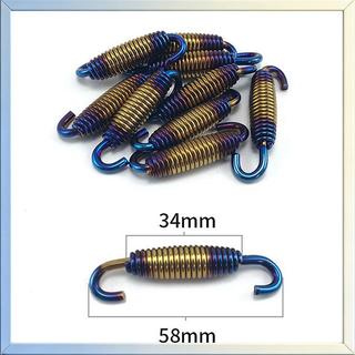 Móc lò xo xả xe máy đa năng Mặt trước ống xả bằng thép không gỉ