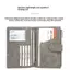 Cheenm Nam Nữ PU RFID Hộ Chiếu Bảo Vệ Hộ Chiếu Đa Chức Năng Thẻ ID Tín Dụng Ví Chống Thấm Nước Tài Liệu Kinh Doanh VN