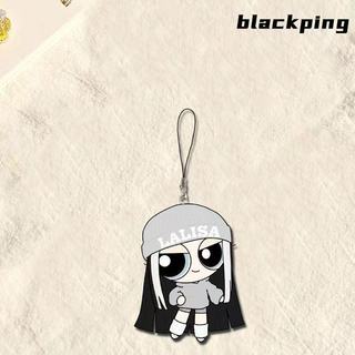 Powerpuff Girls BlackPin Fan Ngoại Vi Điện Thoại Di Động Dây Xích Lisa Park Chae-Young Học Sinh Schoolbag Ba