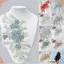 Miếng vá thêu sequin CheeseLy - Thêu ren và cườm cho DIY và trang trí váy cưới
