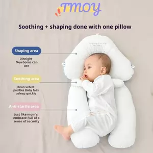 TMOY Gối Cho Bé Trẻ Sơ Sinh Gối Định Hình Đầu Gối Cho Bé Ngăn Ngừa Đầu Phẳng Gối Tiện Dụng TMOY