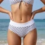 MAPLEPOET - Bikini Nữ Retro Chấm Bi, Đáy Thấp, Tiện Lợi Cho Tắm Mát
