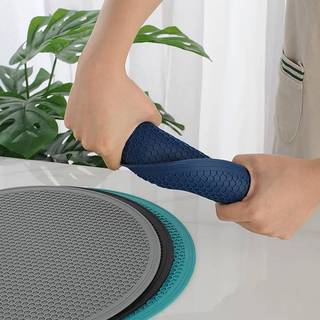 [Ktp] lớn Silicone mat Coaster chịu nhiệt placemat honeb nonslip nồi chủ bảng Mat cốc tròn Mat phụ kiện nhà bếp