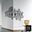 Đội Văn Phòng Văn Phòng Vinyl Dán Tường Nền Cửa Sổ Kính Trang Trí Cửa Teamwork Thành Công Doanh Nghiệp Truyền Cảm Hứng Tiếng Anh Decal Công Ty