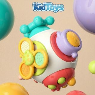 Khối bận rộn Montessori 6 mặt KidToys – đồ chơi cầm tay phát triển kỹ năng cho bé