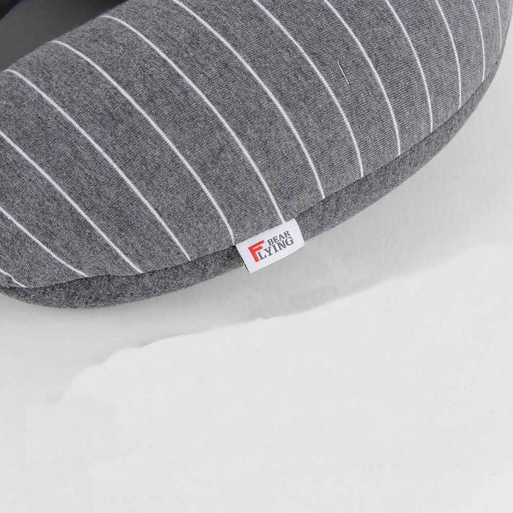 Phong Cách Nhật Bản Xốp Hạt Hình Chữ u Gối Muji Sọc Cổ Gối Du Lịch Văn Phòng Ngủ Gối Máy Bay 20244.16