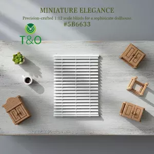 Mô hình màn trập Mini 112 cho nhà búp bê Cửa sổ nhỏ DIY Trang trí nhà cửa Phụ kiện cảnh thực tế [mới]