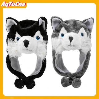 AqToCna Mũ Beanies Chống Gió Cho Bé Trai Và Cô Gái Trưởng Thành - Phong Cách Sói Dễ Thương