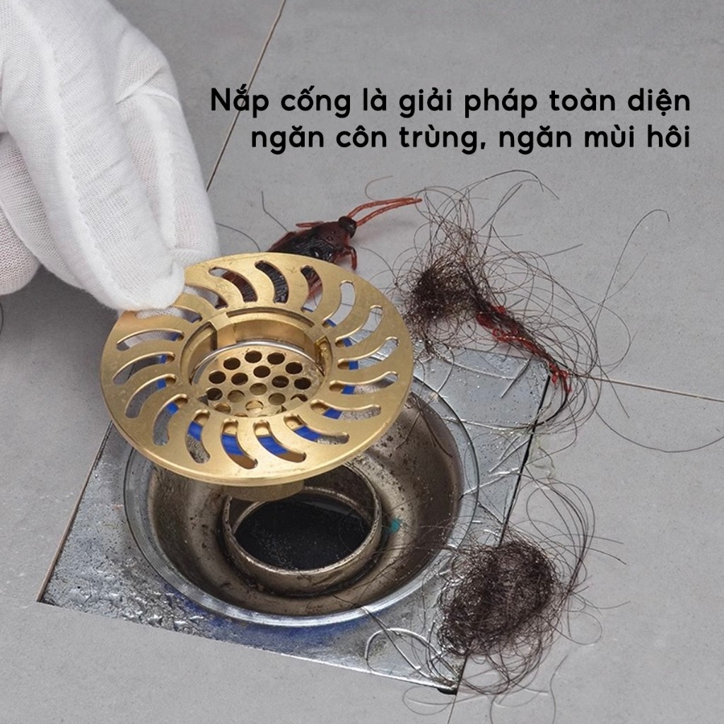 Nắp cống thoát nước ngăn mùi hôi nhà tắm Nắp đậy cống chống côn trùng nhà bếp nhà vệ sinh