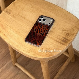 Ốp điện thoại từ tính in hình con báo màu nâu đen cho Apple iPhone 17ProMax 17Po 17 16ProMax 16 15ProMax 15 14ProMax 14 13ProMax 13 Vỏ iPhone Y2K Girl
