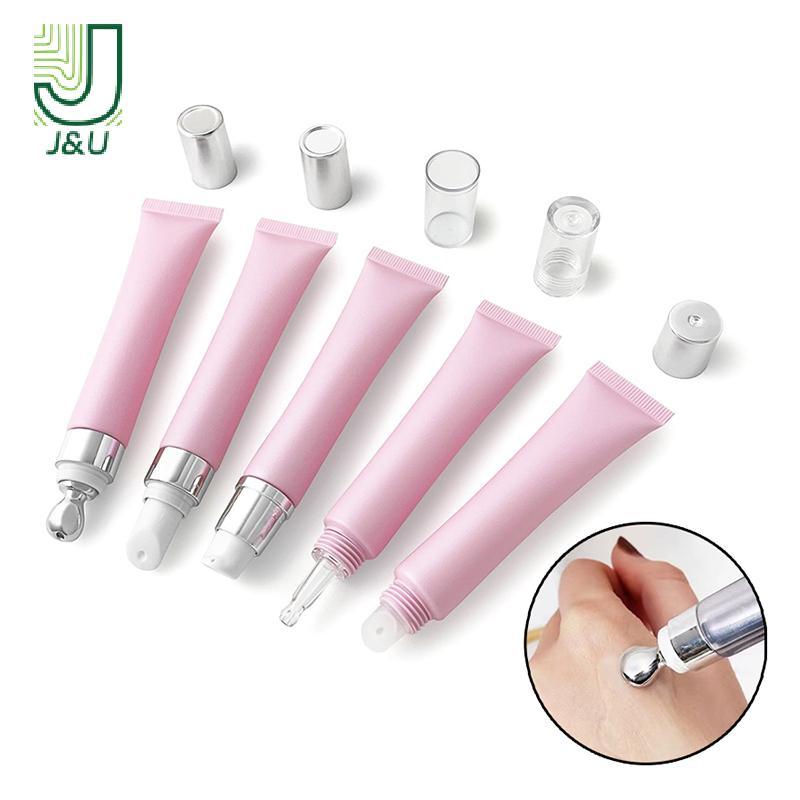 J & U 20ml Ống Mềm Chai Chân Không Son Bóng Hộp Đựng Du Lịch Trang Điểm Rỗng Kem Mắt Có Thể Đổ Lại Bóp Ống Mới