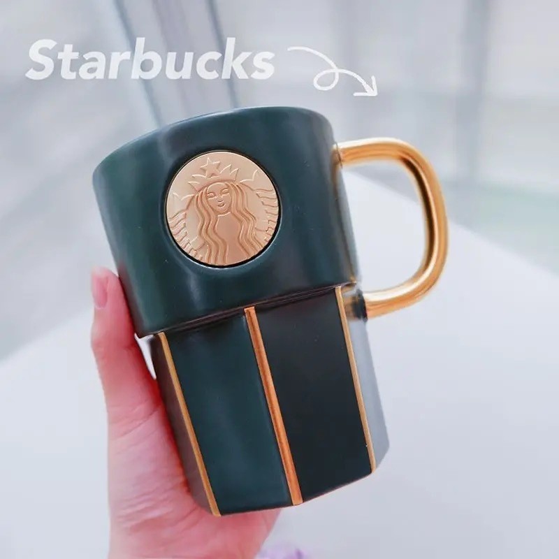 Cốc sứ starbucks đẹp cao cấp văn phòng cà phê Hàn Quốc cỡ lớn | BigBuy360 - bigbuy360.vn