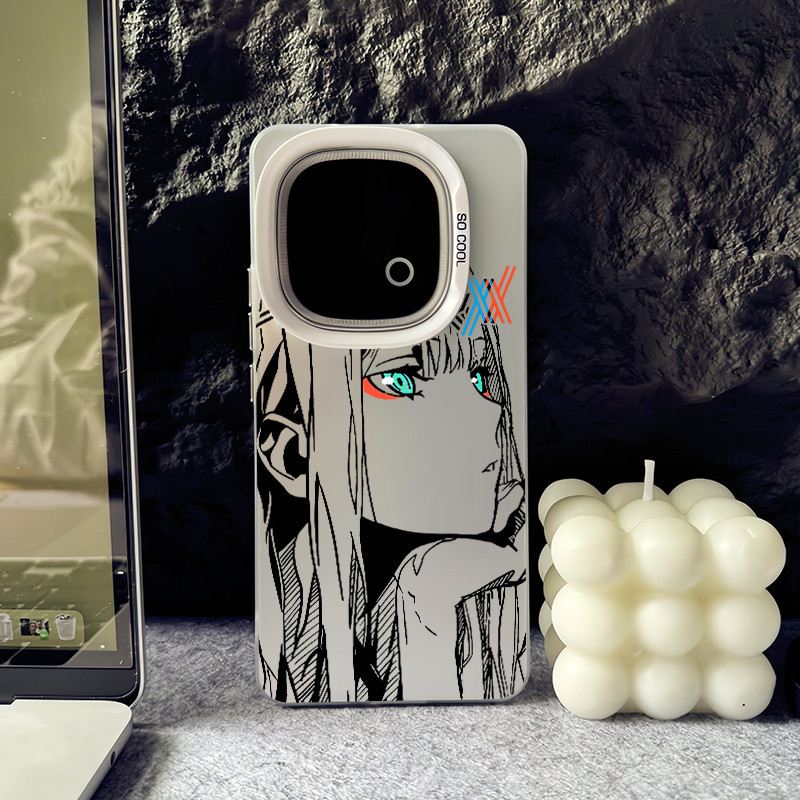 Ốp điện thoại cứng EVA 02 Sketch Micro Matte cho iQOO 15 13 12 Pro Z10 Turbo Pro Z9 Neo 10 / 9 cho iQOO Z9 Turbo Z8 Vỏ iQOO chống sốc
