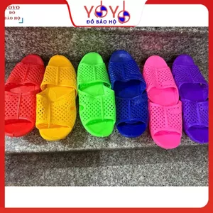 Dép Tổ Ong Đế Mỏng Chống Trơn Trượt Màu HỒNG, VÀNG TÍM Nam Nữ Đi Trong Nhà, Văn Phòng, Dép Nhựa Mềm