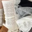 Tất nữ bắp chân giữa dành cho thể thao thông thường, Vớ lưới thoáng khí rỗng mùa xuân thu, đan phong cách Nhật Bản, 1 / 4 đôi