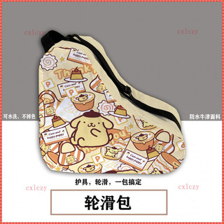 P Roller Skates Skates Túi Bảo Quản Sanrio Melody Một Vai In Hình Dễ Thương Thời Trang Bền Bảo Vệ Thiết Bị Bảo Vệ Lưu Trữ