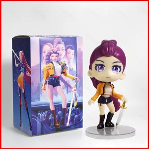 BH2 K-Pop: Demon Hunters HUNTR / X Dễ Thương Chibi Nhân Vật Hành Động Để Bàn Trang Trí HB2