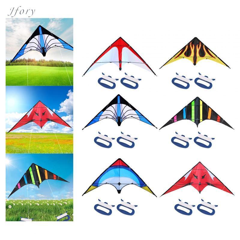Jfory Stunt Power Kite - Dual Line Sport Kite với Thiết kế Tam Giác, Hoạt động Ngoài Trời Vui Nhộn
