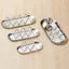 Đế Taco DELMER có khay, Giá đỡ Taco bằng thép không gỉ chống trượt, di động có cốc đựng nước sốt chất lượng cao cho khay trưng bày bánh kếp Tacos 1 / 2 / 3 / 4