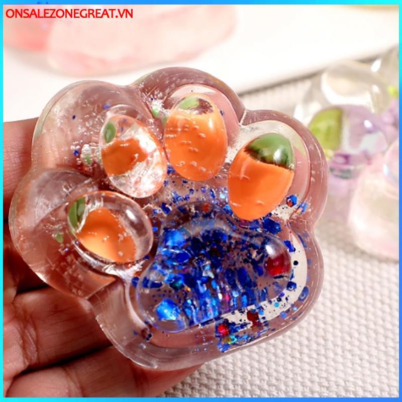 Ons 1 Cái Móng Vuốt Mèo Mềm Mại Phục Hồi Chậm Giảm Căng Thẳng Bóp Đạo Cụ Bầu Trời Đầy Sao Mèo Lớn Paw Squishy Thần Tài Đồ Chơi Pinch Giải Nén Quà Tặng Tại