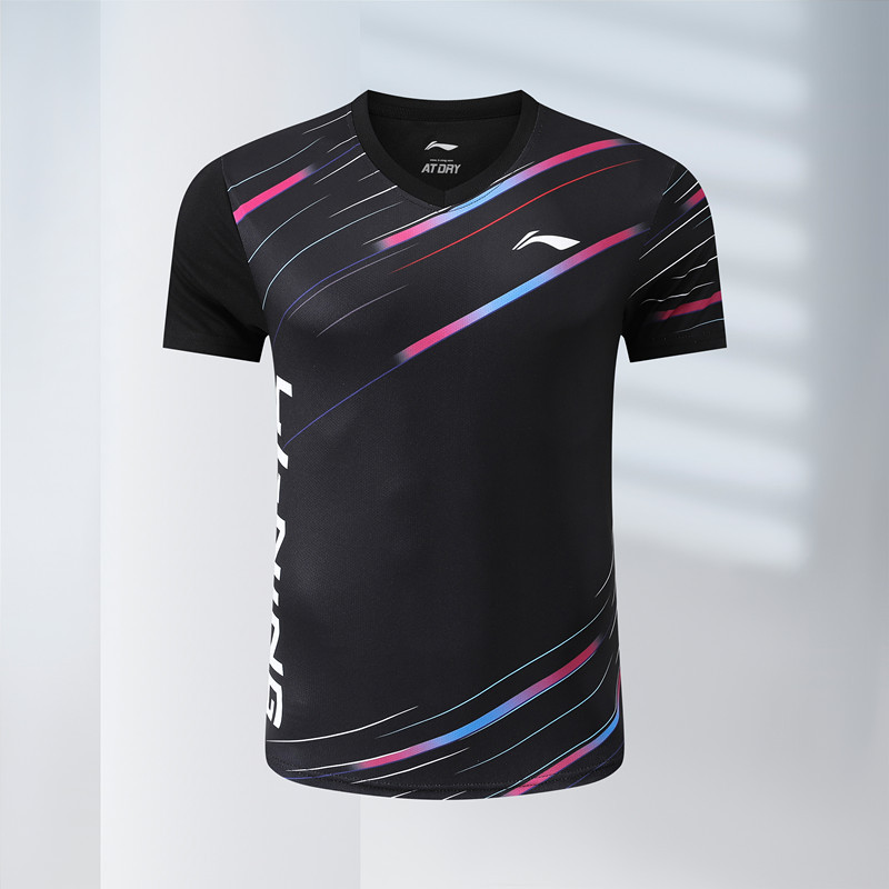 Áo thể thao khô nhanh Li Ning cho cả nam và nữ, phù hợp chơi cầu lông và tập luyện