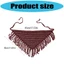 Khăn quàng cổ bằng vải Polyester mềm mại dành cho người lớn Khăn quàng cổ dệt kim rỗng thoáng khí