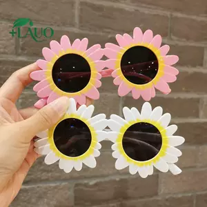 Springevenstar Nữ Đảng Kính Mát Dễ Thương Hoa Mặt Trời Hoa Cúc Kính Chống Nắng Tiệc Vui Nhộn Sân Khấu Cosplay Kính Mắt Nữ Springevenstar