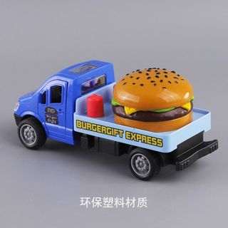 Quán Tính Nhà Chơi Trẻ Em Mô Phỏng Bánh Xe Vận Chuyển Burger Đồ Chơi Xe Ô Tô Kem Mở Cửa Thức Ăn Nhanh Xe Tải
