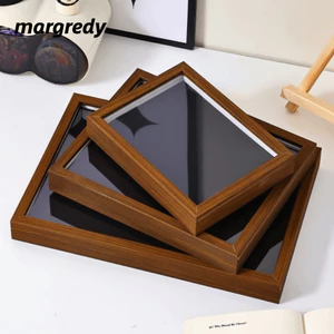 Khung trưng bày huy hiệu MARGREDY, Hộp lưu trữ ghim treo tường bảng nỉ, Vỏ bụi trong suốt chất lượng Chống bụi Hộp lưu trữ Trâm cài dung lượng lớn Trang chủ