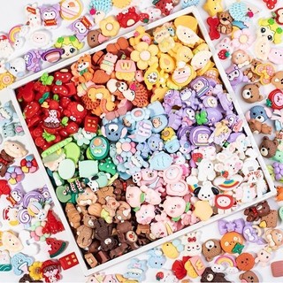 Bộ phụ kiện DIY hoạt hình lẫn lộn, trang trí xe ô tô xe máy, phụ kiện trang trí đa năng thủ công