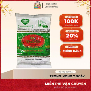 Trà Thái Xanh CHATRAMUE 200g – Green Tea Powder (Jasmine Flavor) ChaTraMue Brand