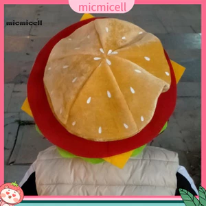 Mũ Hamburger Dễ Thương Cho Người Lớn - Mềm Mại, Co Giãn Tốt, Phù Hợp Làm Quà Tặng
