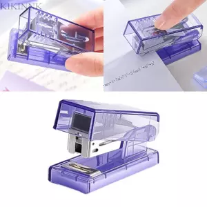 KIKIN Clear MiniStapler với 1000 Cái 6 26 Staple để tổ chức giấy tài liệu tập tin